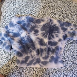 Navy blue tye die sweatshirt